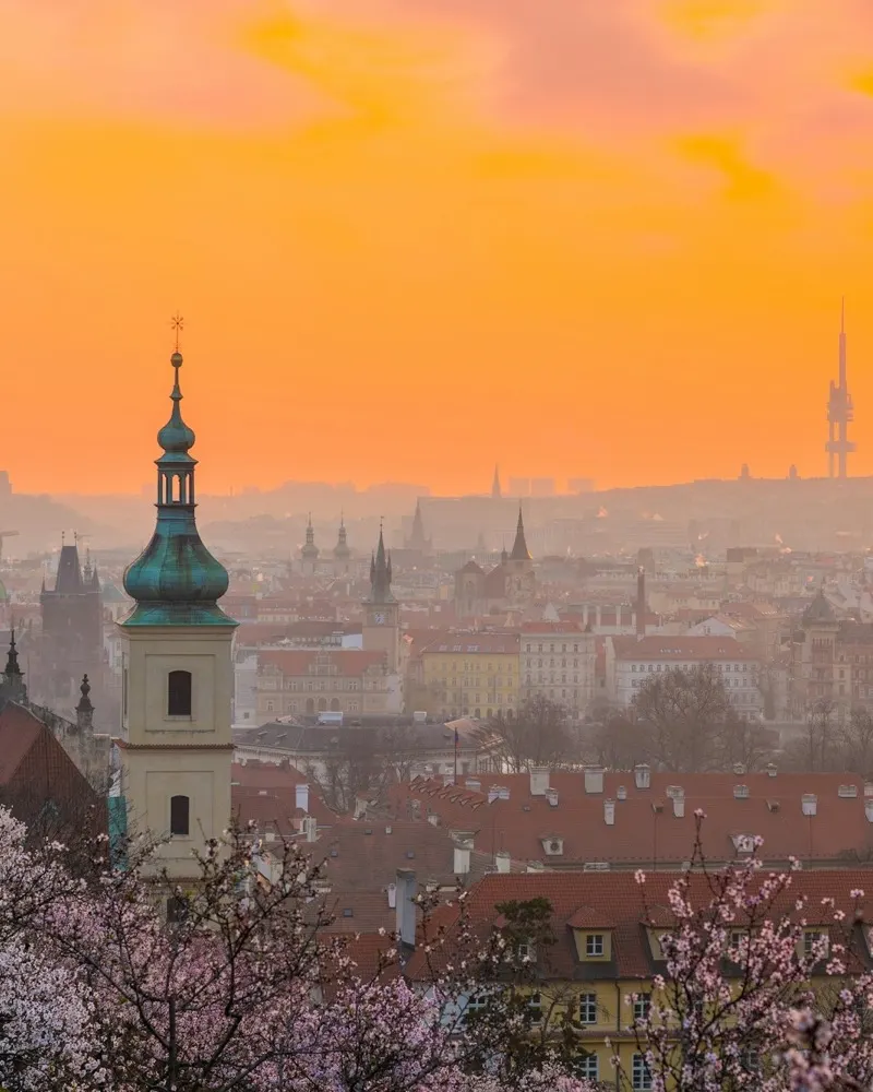 Vltava at Sunset