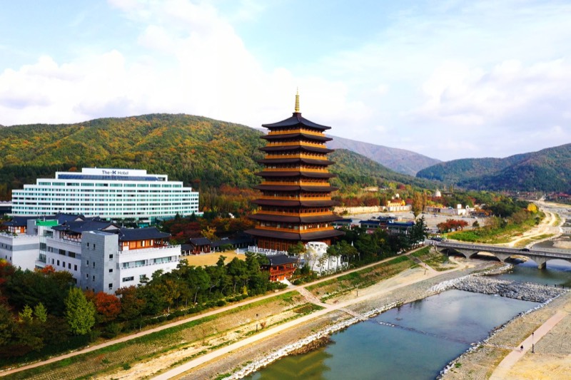The Ancient Temple of Hwangnyongsa in Gyeongju